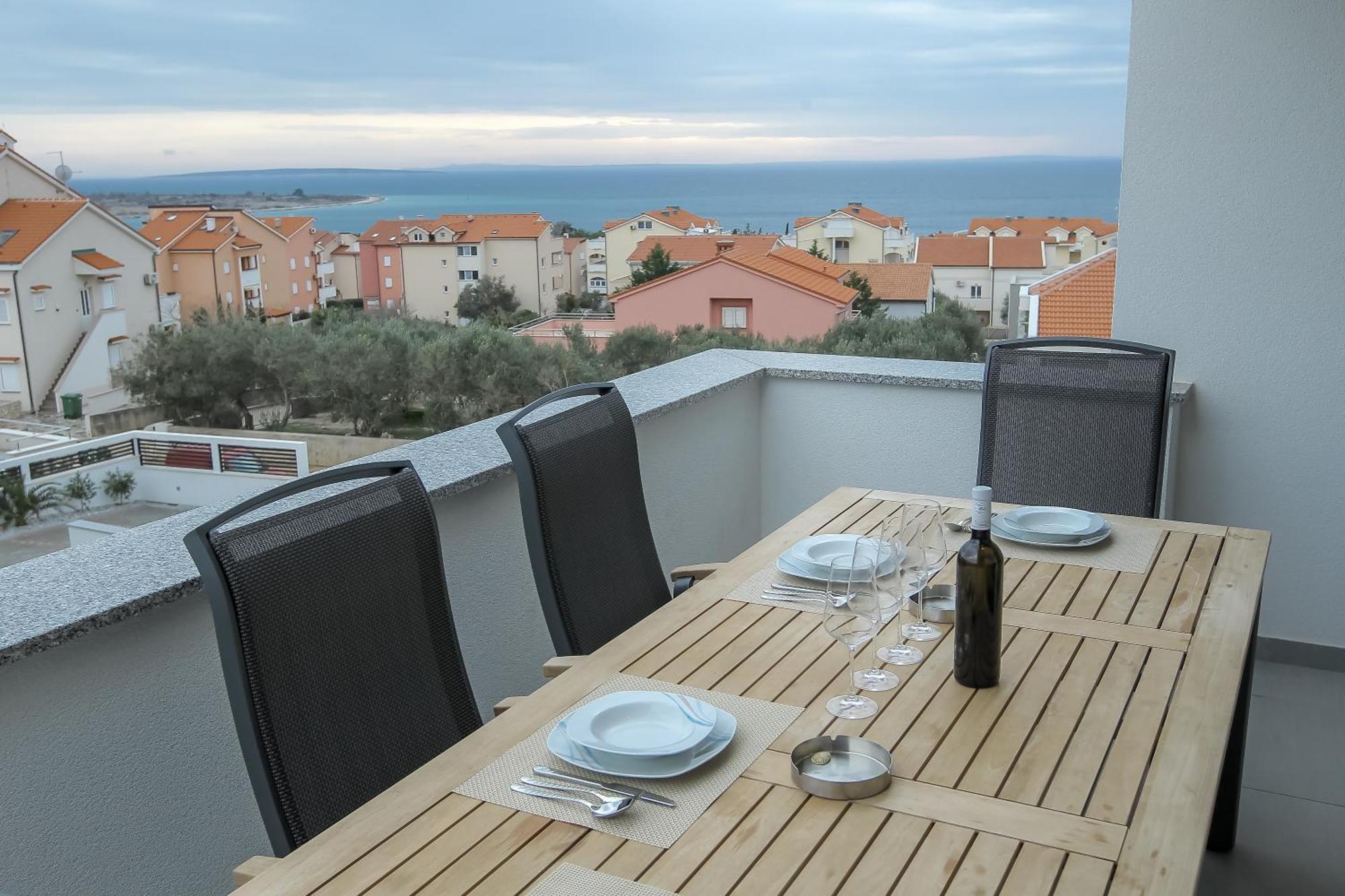 Apartments Tomana Novalja Rom bilde