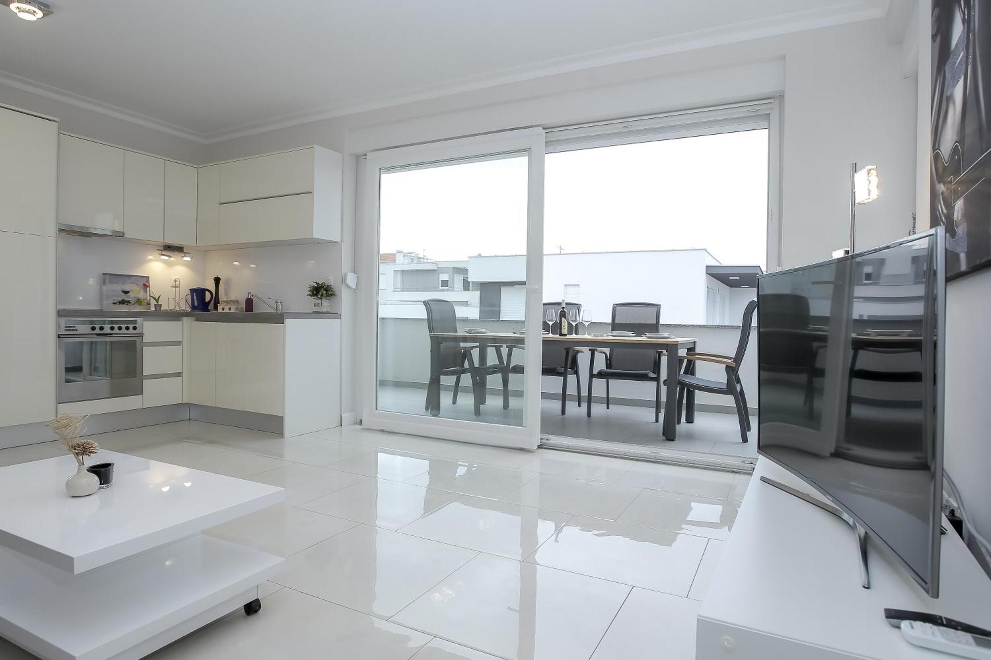 Apartments Tomana Novalja Rom bilde